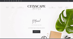Desktop Screenshot of cityscape-bliss.com