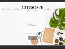 Tablet Screenshot of cityscape-bliss.com